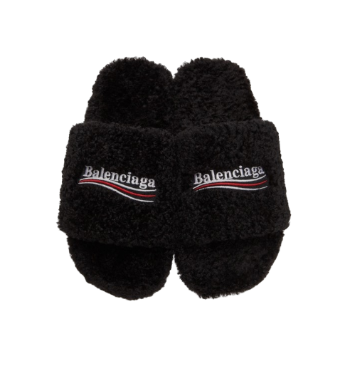 Balenciaga Furry Slides